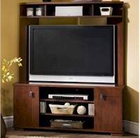 SouthShore Furniture Vertex Corner ClassicCherry Media Center