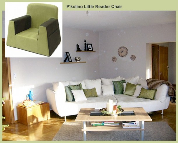 PKolino Little Reader Chair in Green
