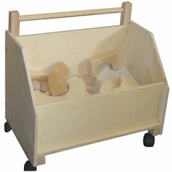 Toy Chest on Wheels by Beka